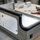 U-Profile Rubber Edge Protector 4x6mm for 1mm Panels - 50m EPDM