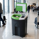 110 Litre Twin Compartment Recycling Bin with Open & Lift Apertures