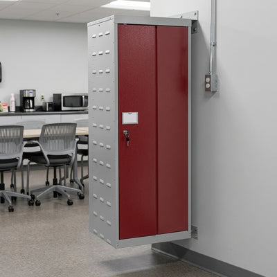 12-Tier Steel Laptop Storage Locker with Cam Lock