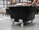 455 litre Recycled Polyethylene Tapered Truck with Castors