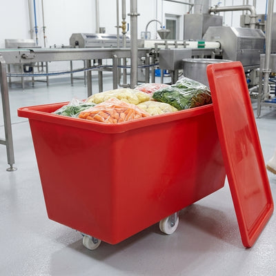 Food-Grade Tapered Truck 425L with Optional Lid