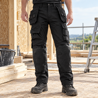 Stretch Floorlayer Trousers with Holster Pockets - Multiple Colours