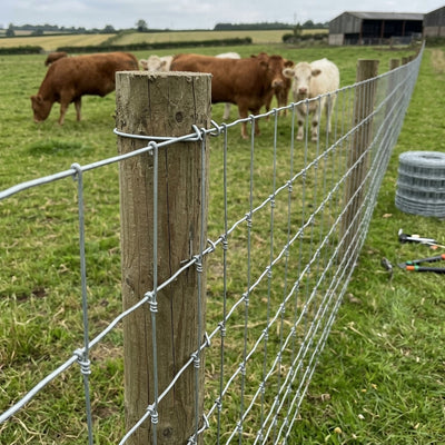 Galvanised Stock Fence 300m, 'R Knot' Design