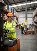 Dim Gray Premium Hi-Vis Long Sleeve Polo Shirt - High Visibility Saturn Yellow