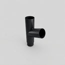 76mm Diameter Flush Joint Downpipe Branches — RAL 7021 / 112.5 Degrees