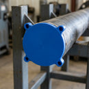 3" Class 300/600 Flange Stud Hole Insert - Blue LDPE (view 2)