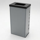 80 Litre Mild Steel Recycling Bin with Colour-Coded Lid (view 2)
