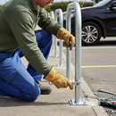 Dark Slate Gray Premium Galvanised Steel Hoop Perimeter Barrier - 1000mm Above Ground