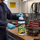 Tan Premium Anti-Weil's Hand Wipes - Tub of 200 Wipes for Protection