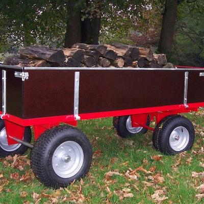 Four-Wheel Timber Trailer – 760 kg Capacity, 1800 × 915 mm