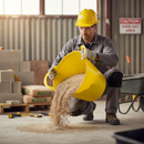 Dim Gray Heavy Duty Flexible Tub 42L for Construction and Gardening