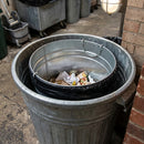 56 Litre Circular Galvanised Steel Bin Liner with Internal Handles