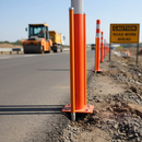 Light Slate Gray Premium Non-Conductive Insulated Road Pin 600mm for Safety