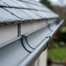 130mm Deepflow Gutter Side Rafter Bracket – Aluminium — RAL 7037 (in use)