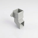 Traditional Aluminium Downpipe Shoe 72x72mm — RAL 7035