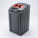 240 Litre Recycling Bin with Hole Apertures – WRAP Compliant (view 2)