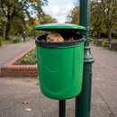 40 Litre Open Top Post Mountable Litter Bin