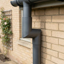 76mm Diameter Flush Joint Aluminium Downpipe Bends — Other Colour TBA / 92.5 Deg (in use)