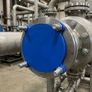 6" Class 300 Flange Stud Hole Insert - Blue LDPE