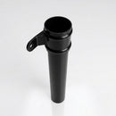 Traditional Aluminium Downpipe 76mm Diameter × 3m Eared Socket — RAL 9005
