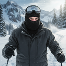 Dark Slate Gray High-Performance Insulated Balaclava for Winter Activities