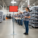 Dark Gray Premium 600 x 450mm Q-Sign for Road Traffic