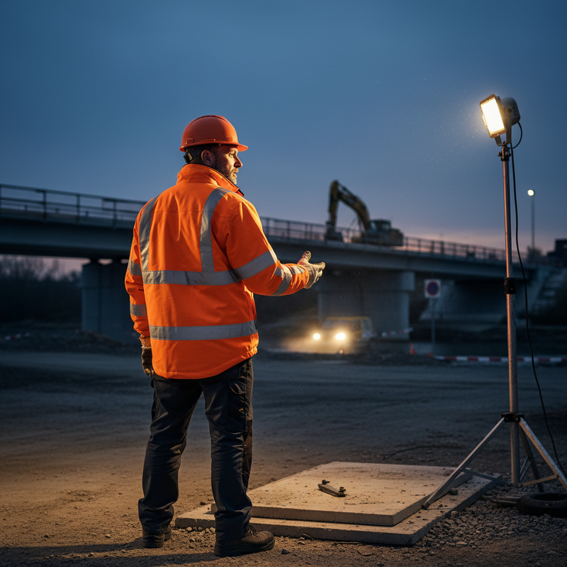 Dark Slate Gray High-Visibility Pilot Jacket with Concealed Zip and Glow in the Dark Tape