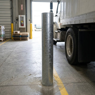 139 and 168mm Galvanised Steel Bollard