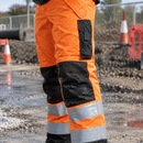 High Visibility Waterproof Padded Work Trousers - Class 2 (view 2)