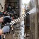 Stainless Steel Twin Pressure Wash Lance 250 Bar with Top Control Valve