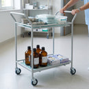 Small General Purpose Trolley with 2 Laminate Shelves