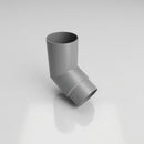 Flush Joint Aluminium Downpipe Bends 63mm Diameter — RAL 7037 / 112.5 Deg