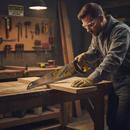 Dark Slate Gray Premium 22" Universal Saw with 8 TPI for Wood Cutting