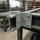 Steel I Beam Bracket for 120 x 70 x 8mm GRP I Beams