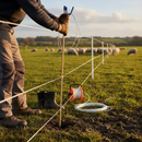 Dark Olive Green Premium Insulated Fence Pin 1300mm Metal Spike for Maximum Safety - Pack of 10