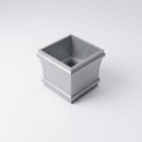 Traditional Downpipe Spare Socket 72x72mm Non-Eared — RAL 9006