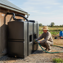 Dark Slate Gray Heavy Duty 1100 Litre Baffled Water Storage Tank - Industrial Grade