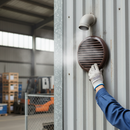 Premium Round Louvre Air Vent Cover for Openings 80-152mm with Removable Flyscreen - Brown, 165mm Diameter for Enhanced Airflow