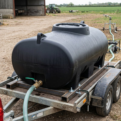 1200L Horizontal Polyethylene Water Tank with 1.5" BSP Outlet