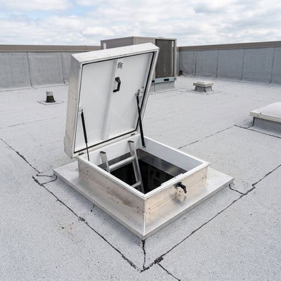Roof Access Hatch 600x600mm Mill Finish