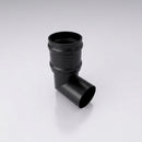 Traditional Aluminium Downpipe Bends 63mm Dia 92.5° 112.5° — RAL 9005 / 92.5 Degrees