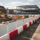 Gray Premium Safety Barrier Hoarding Panel for Enhanced Site Security