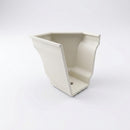 Moulded Ogee Gutter Right Hand Stop End 125 x 100mm — RAL 9010