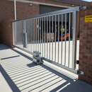 Gray Heavy Duty Sliding Gate Kit for 500kg to 1500kg Gates with Complete Installation Components
