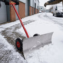 Heavy Duty Snow Plough with Pneumatic Wheels