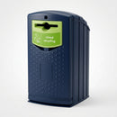 140 Litre Recycling Bin with Propeller Aperture – Mixed Waste (view 2)