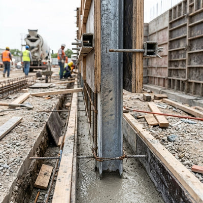 Galvanized Z Post for Concrete Installation - 1.5m