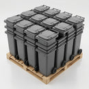 80 Litre Wheelie Bins – Pack of 40 on Pallet (view 2)