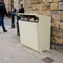 Fire Retardant GRC Semi-Open Top Litter Bin – 154 Litre