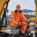 Sienna Premium Hi-Vis 7-in-1 Waterproof Jacket & Bodywarmer - Orange